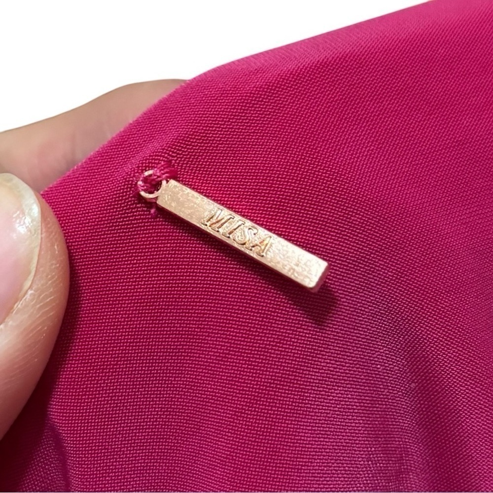 NWOT MISA Pink Mini Teget Mini Dress - Size Medium - Picture 10 of 13